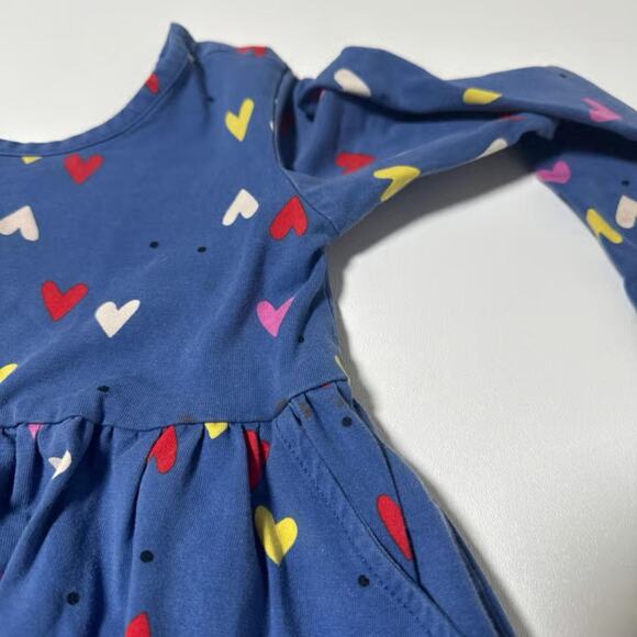 Hanna Andersson Girls Heart Dress - Picture 7 of 8